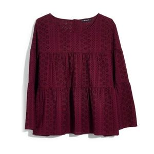 Madewell | Tiered Eyelet Top
